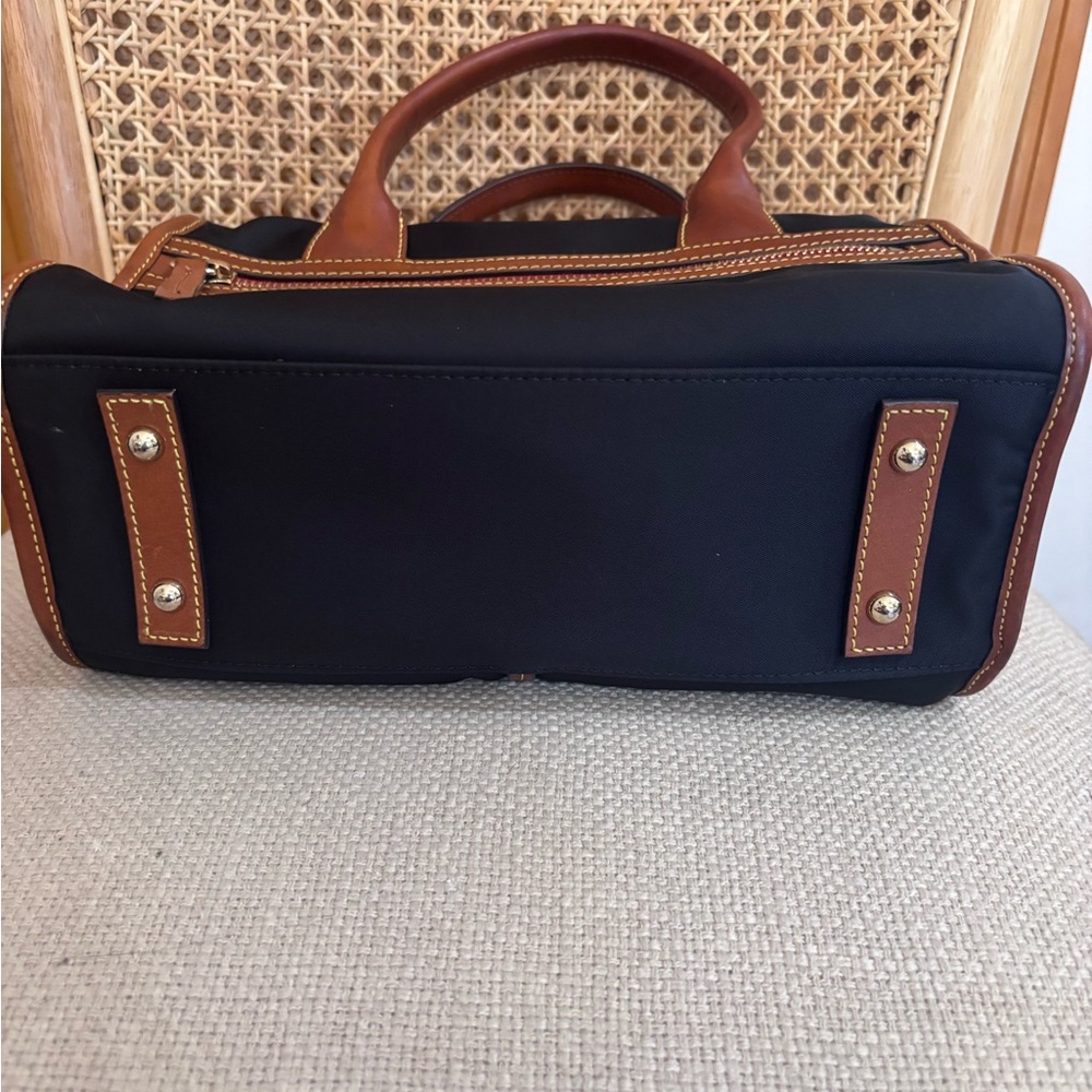 Dooney & Bourke Black and Brown Satchel - Picture 5 of 8